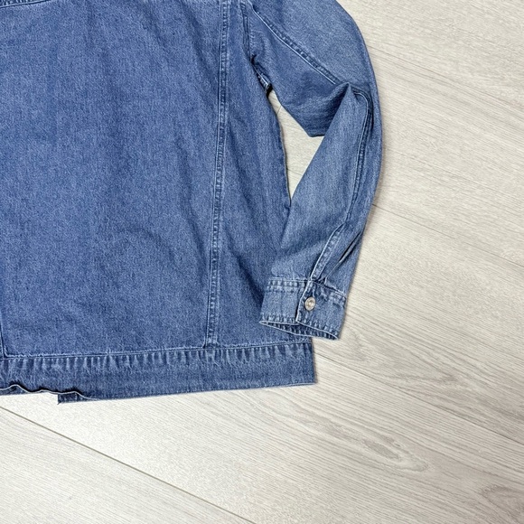 American Flag Denim & Co Jean Jacket - Picture 10 of 10